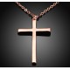 Women's 18K Rose gold/platinum plated cross Women's 18K Rose gold/platinum plated cross