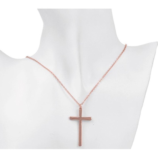 Women's 18K Rose gold/platinum plated cross Women's 18K Rose gold/platinum plated cross