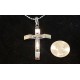 Men's Polished Cross Pendant Necklace Trendy Men's Polished Cross Pendant Necklace Trendy