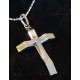 Men's Polished Cross Pendant Necklace Trendy Men's Polished Cross Pendant Necklace Trendy
